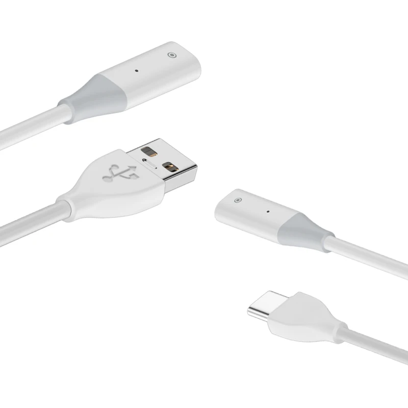 Кабел за зареждане USB-C от Jpeg USB-A Power Основната 0,5 М, 1 М за Apple Молив Бяла Електрическа Линия . ' - ' . 0