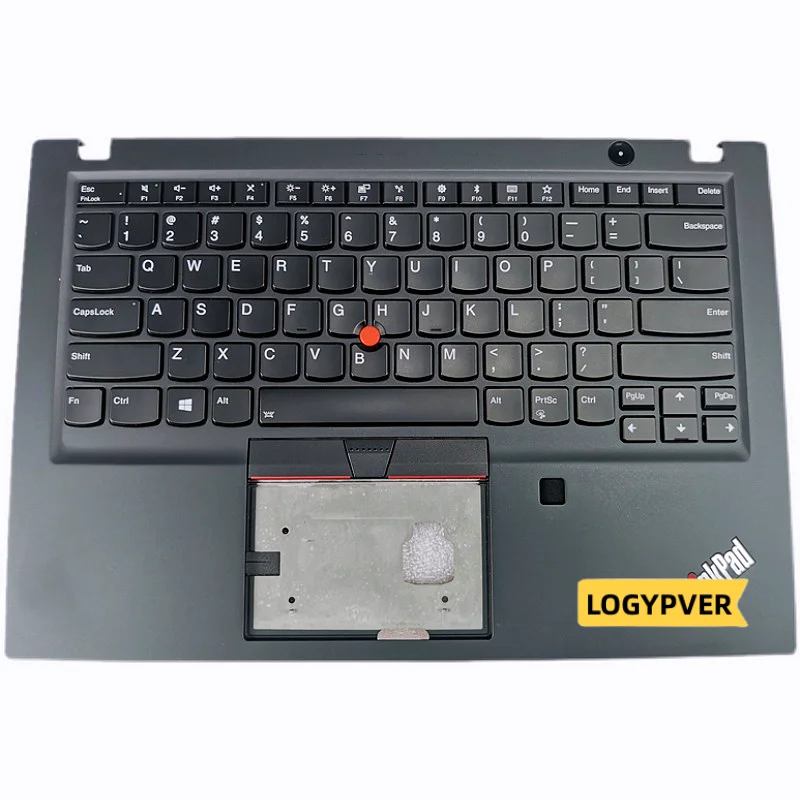 Английски за лаптоп Thinkpad T490S T495S Клавиатура с подсветка и стойка за ръце Горната част на корпуса C капак . ' - ' . 0