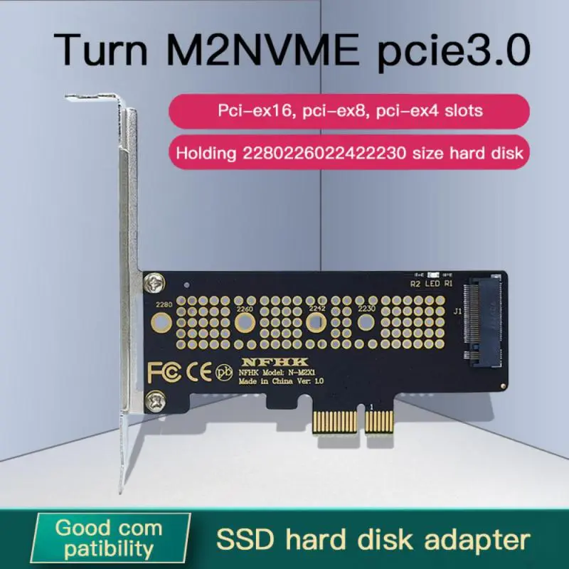 NVMe PCIe M. 2 NGFF SSD За PCI-E X1 Карта Адаптер PCI-E M. 2 Група За 2230-2280 Размер на M2 Pcie Адаптера X4 X16 Безплатна Доставка . ' - ' . 0