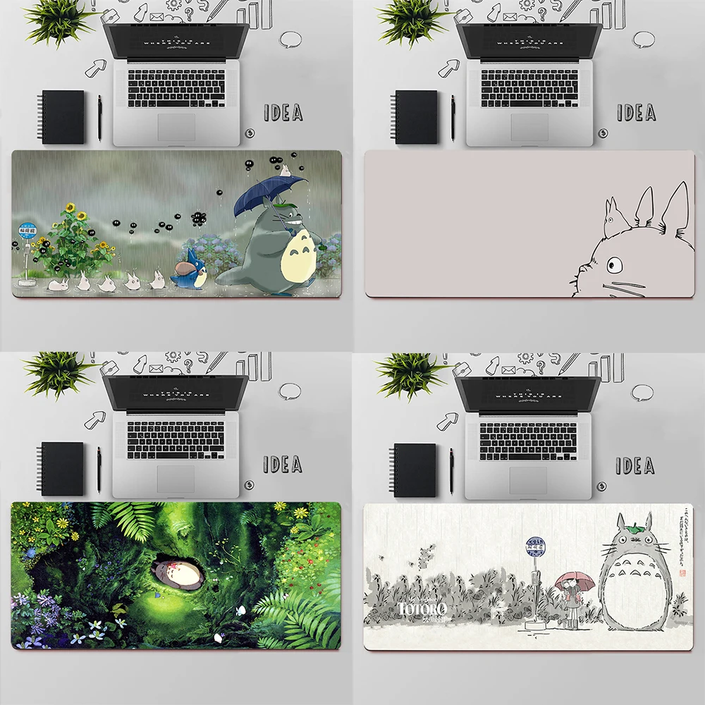 Studio Ghibli Моят Съсед Тоторо Геймърска Подложка За Мишка Голяма Подложка За Мишка на PC Gamer Подложка за Компютърна Мишка Голяма Подложка За Мишка XXL Клавиатура за Настолен Мат . ' - ' . 0