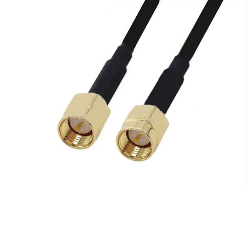 LMR240 50-4 RF коаксиален кабел SMA Мъжки към SMA штекерному конектора LMR-240 с малопотертым коаксиальным кабел Jumpe с косичкой . ' - ' . 0