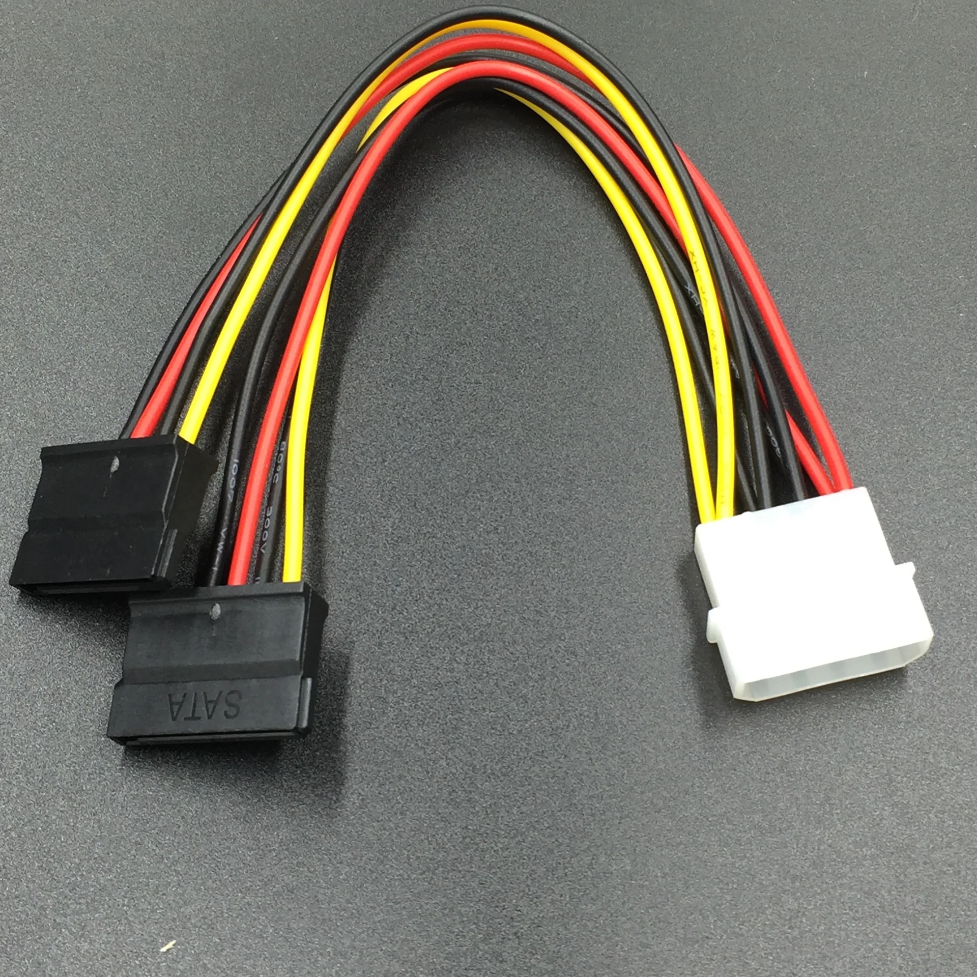 1 бр. кабел-захранващ адаптер Serial ATA, SATA и 4 Pin IDE Molex на 1/2/3 15-за контакт на твърдия диск Гореща акция по целия свят . ' - ' . 0