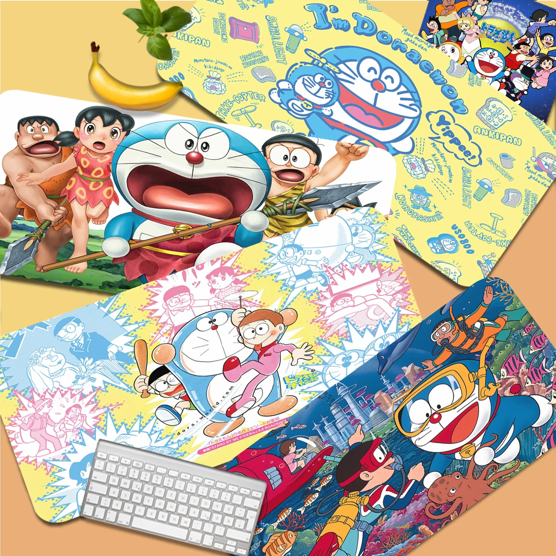 Подложка за мишка MINISO Doraemons Красива здрава гумена подложка за мишка, размер подложка за настолен компютър CSGO, лаптоп . ' - ' . 0