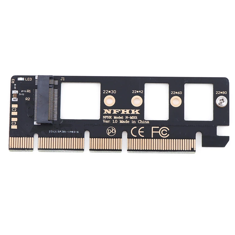 NGFF M Ключ M. 2 NVME AHCI SSD ДО PCI-E PCI Express 16x x4 Адаптер Странично Card Конвертор За XP941 SM951 PM951 A110 SSD . ' - ' . 0