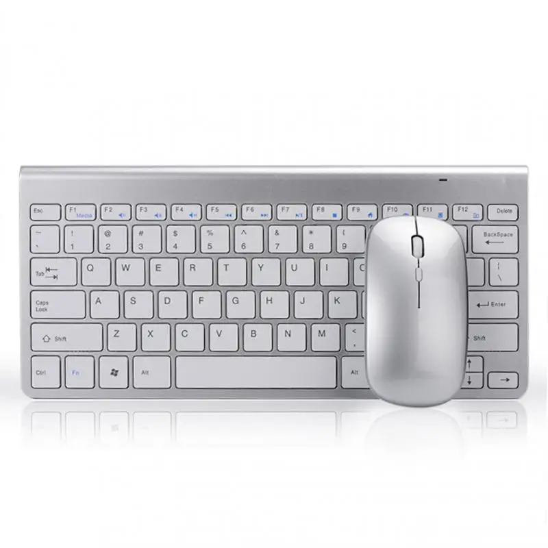 Безжичната акумулаторна клавиатура RYRA и набор на мишката 78 клавиши водоустойчив мини-клавиатура 2,4 G Usb-за зареждане на вашия компютър Apple Mac PC . ' - ' . 0