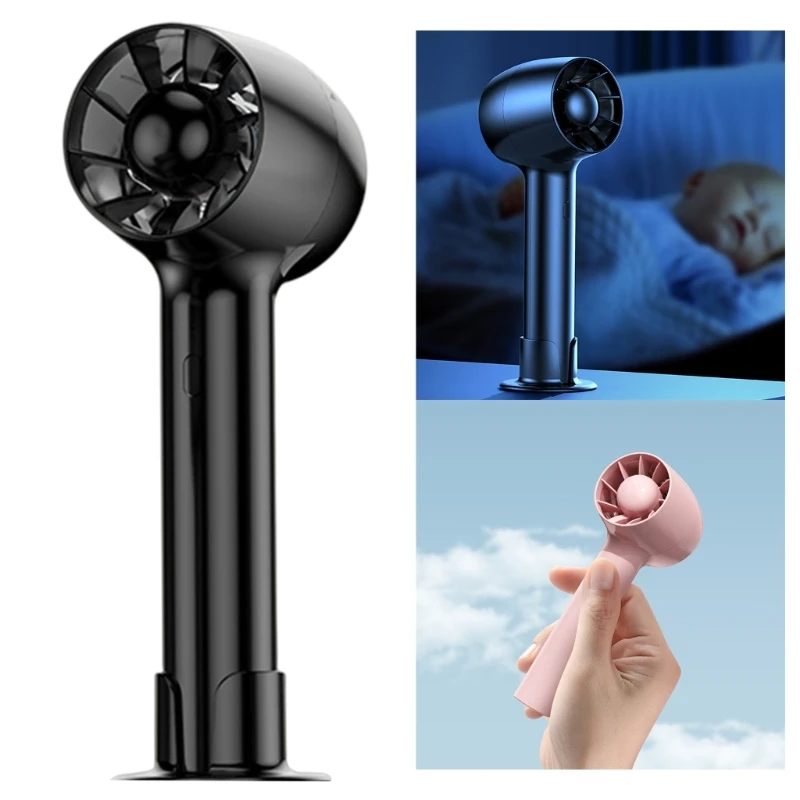 2023 Нов Мини Преносим Вентилатор Мощен Настолен вентилатор с базов дизайн, 3 Платна Личен Малък Преносим Вентилатор, Лесен USB fan . ' - ' . 1