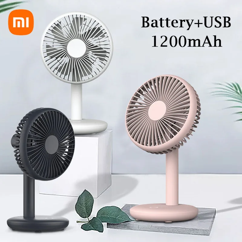 Xiaomi преносим настолен вентилатор USB акумулаторна сгъваем охлаждащ вентилатор за нощуване на открито мини-външен вентилатор 4-високоскоростен домашен безшумен вентилатор . ' - ' . 1
