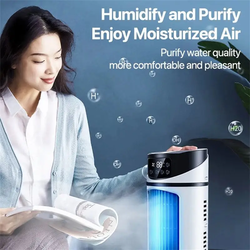 Xiaomi преносим климатик Вентилатора-охладител на въздуха Вентилатор, водно охлаждане Климатик-хладен въздух за офис на мобилен климатик . ' - ' . 1