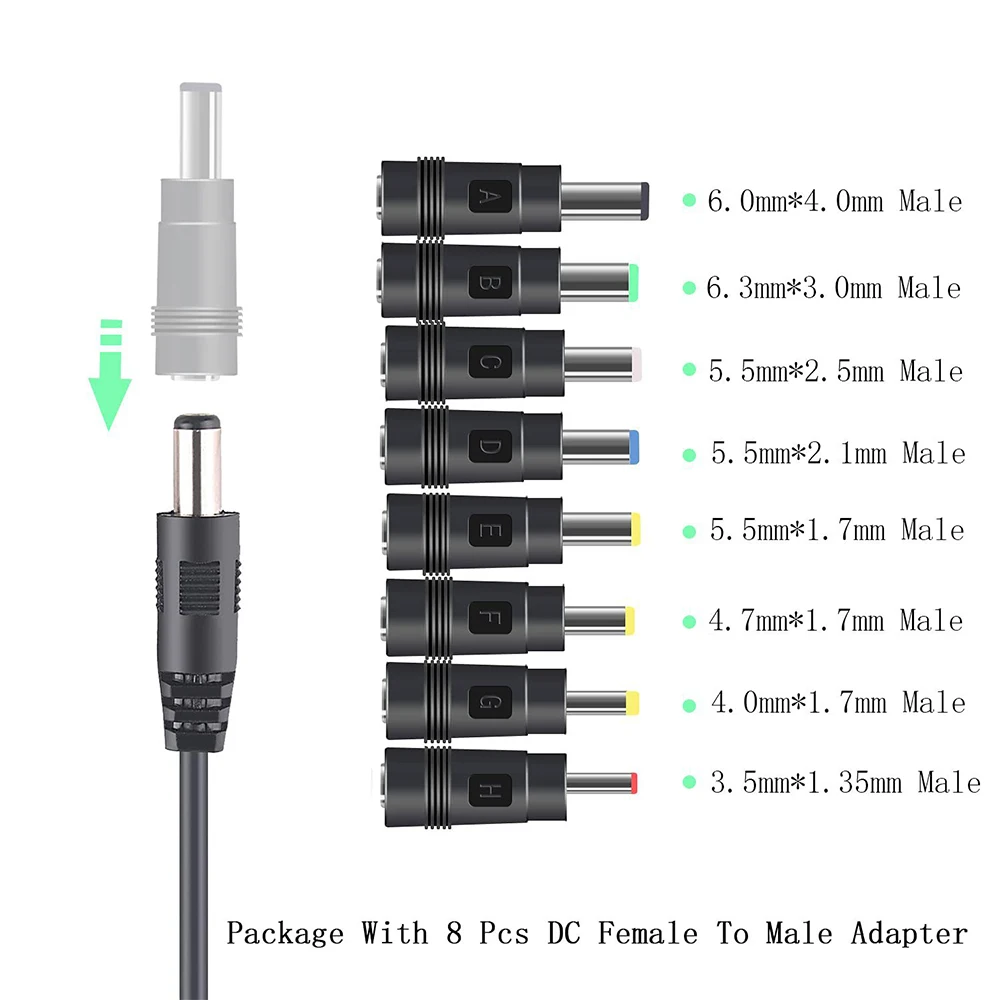 Кабелен конектор Elough WiFi за Powerbank, USB-кабел dc от 5 до 12 В, в повишаващ преобразувател, нагоре кабел за Wifi-рутер, модем, вентилатор, динамика . ' - ' . 1