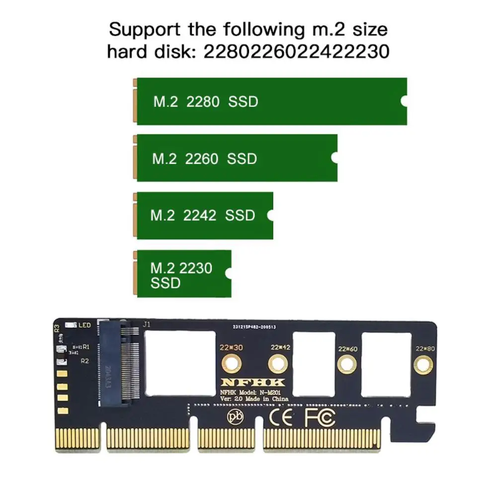 NVMe PCIe M. 2 NGFF SSD За PCI-E X1 Карта Адаптер PCI-E M. 2 Група За 2230-2280 Размер на M2 Pcie Адаптера X4 X16 Безплатна Доставка . ' - ' . 1