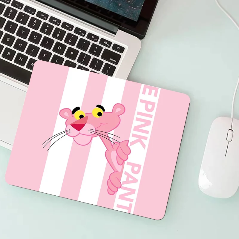 MINISO Розовата пантера вашите собствени подложки Здрава гумена подложка за мишка Размера на подложка за клавиатури Подложка за мишка за подарък на човек . ' - ' . 1