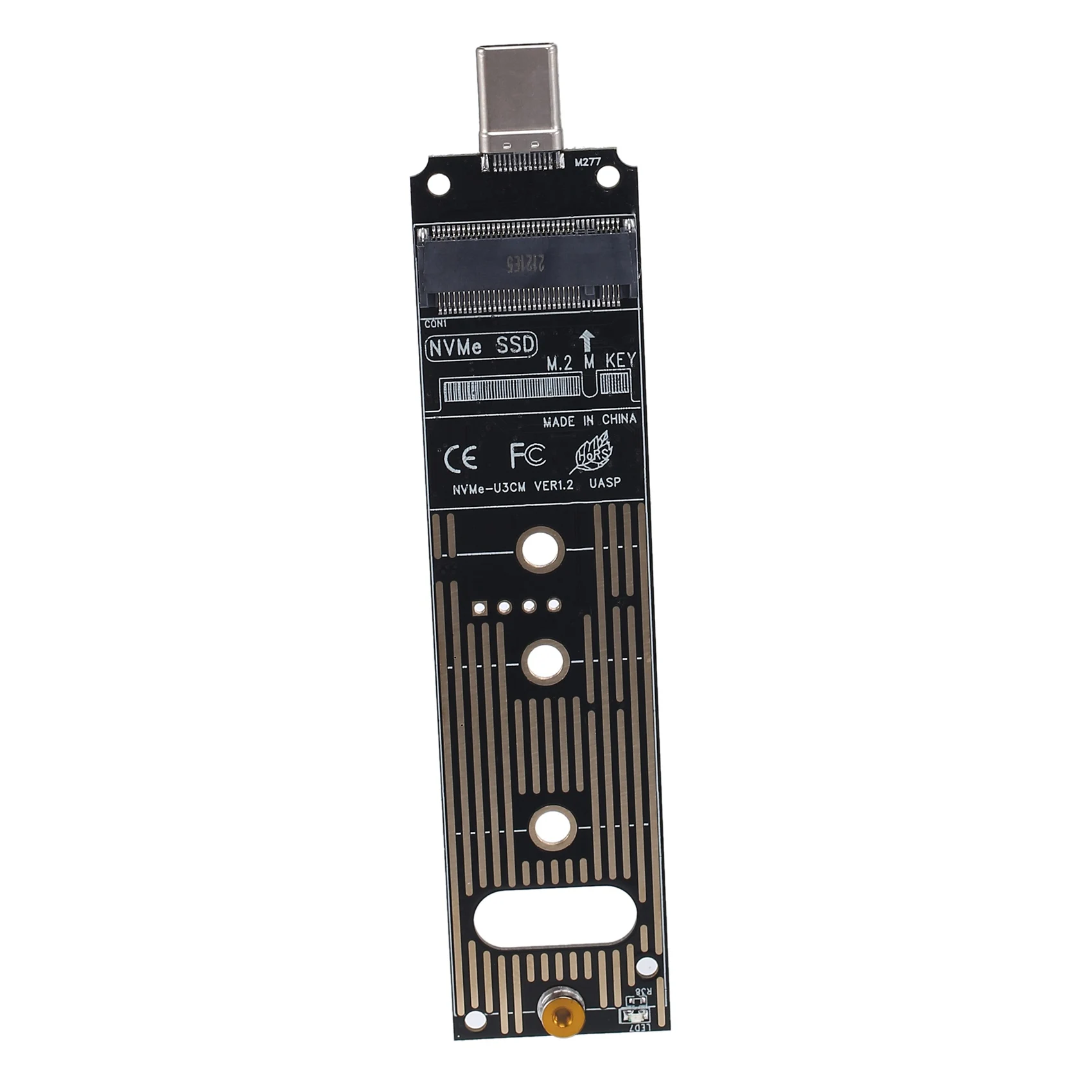 M2 SSD Адаптер NVMe Корпус M. 2 за TYPE-C Калъф за NVME PCIE M Ключ 2230/2242/2260/2280 SSD Конвертор NVMETYPE-C . ' - ' . 1