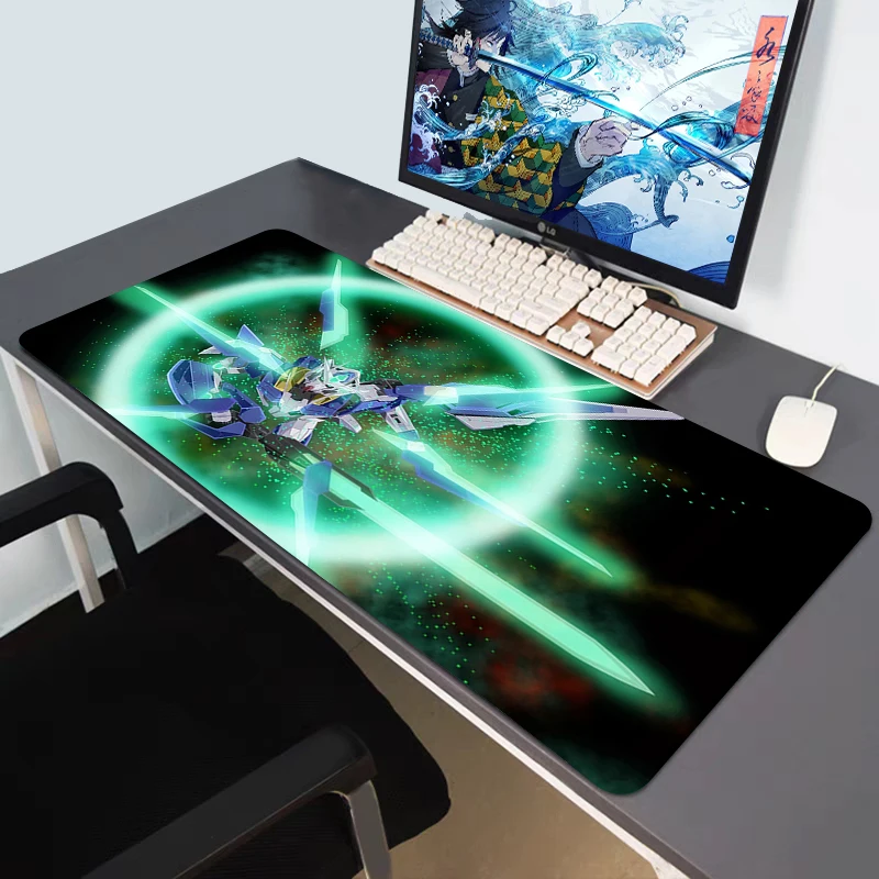 Подложка за мишка Gundam Аниме Игрови Аксесоари Килим PC Gamer Completo Компютърен Мат Varmilo Клавиатура Тенис на Мат Голям CS GO Подложка За Мишка . ' - ' . 1