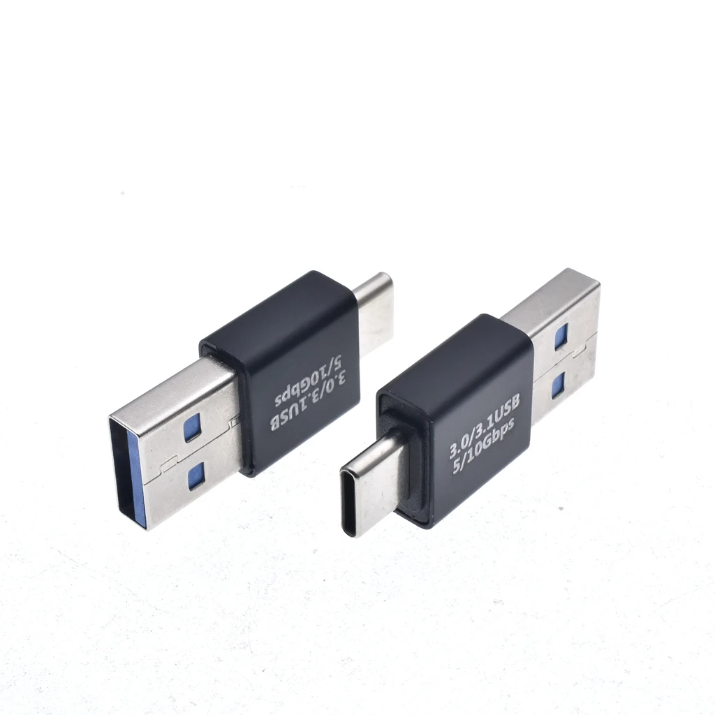 1 бр. конектор USB Type C-C за да се свържете към конектора USB3.0, кабел-адаптер за зареждане, синхронизация на данни, конвертор USB 3.1 Type C . ' - ' . 1