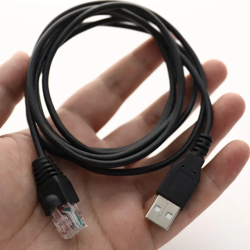 Конзола кабел USB към RJ50 APC Smart-UPS Смяна на USB кабел AP9827 940-0127B 940-127C 940-0127E AP9827 С Гласове разтоварване капак . ' - ' . 1