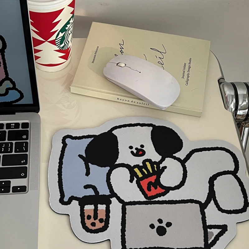 MiFuny, подложка за мишка със сладък анимационен куче, лаптоп, гумена подложка за маса, декоративна настолна аниме-клавиатура за момичета, подложка за мишка, игрови аксесоари . ' - ' . 1