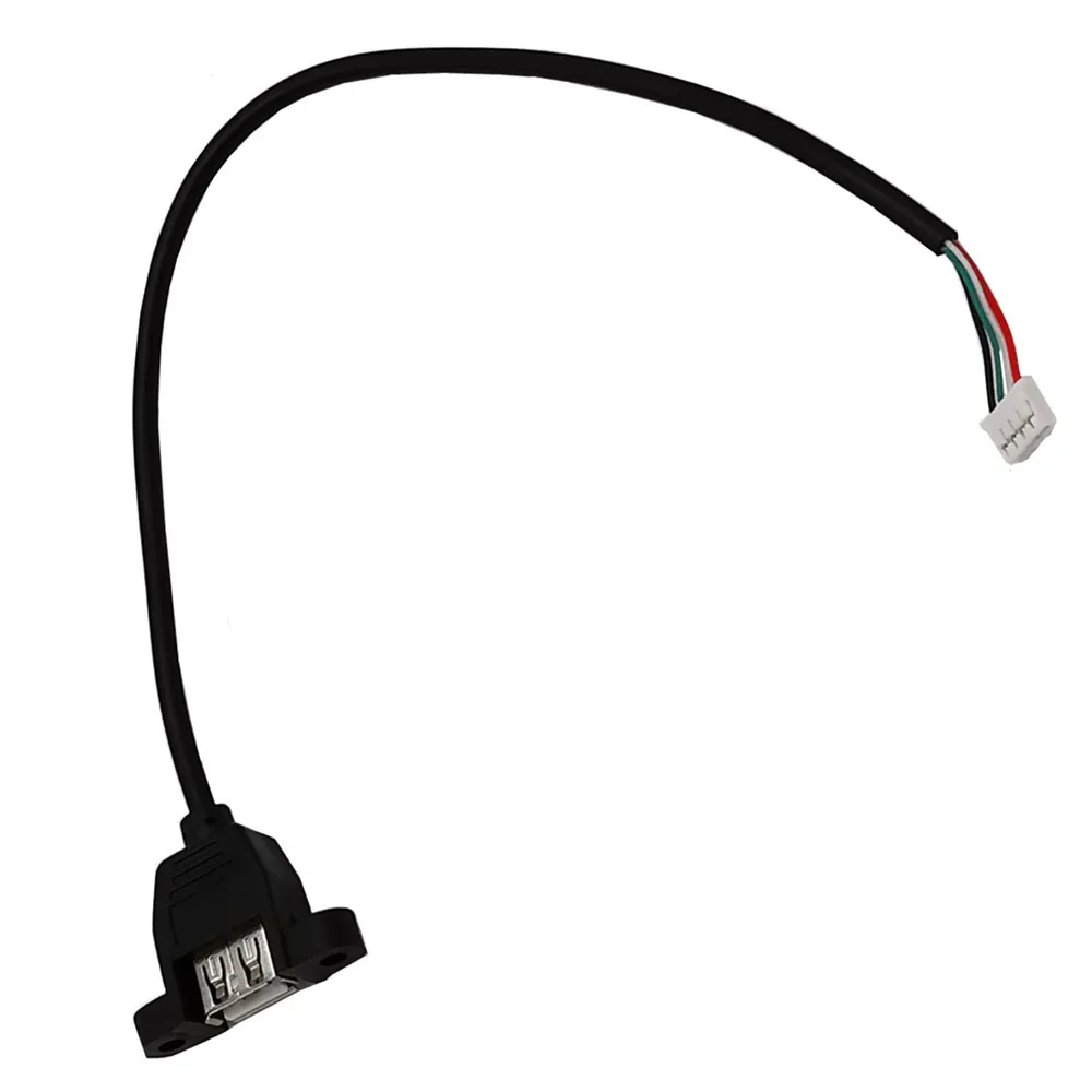 USB2.0 Конектор към PH2.0 Кабел PH2.0 Конектор към USB 2.0 Конектор за закрепване на панел USB Кабела към Dupont 4-пинов Кабел за предаване на данни 30 см . ' - ' . 1