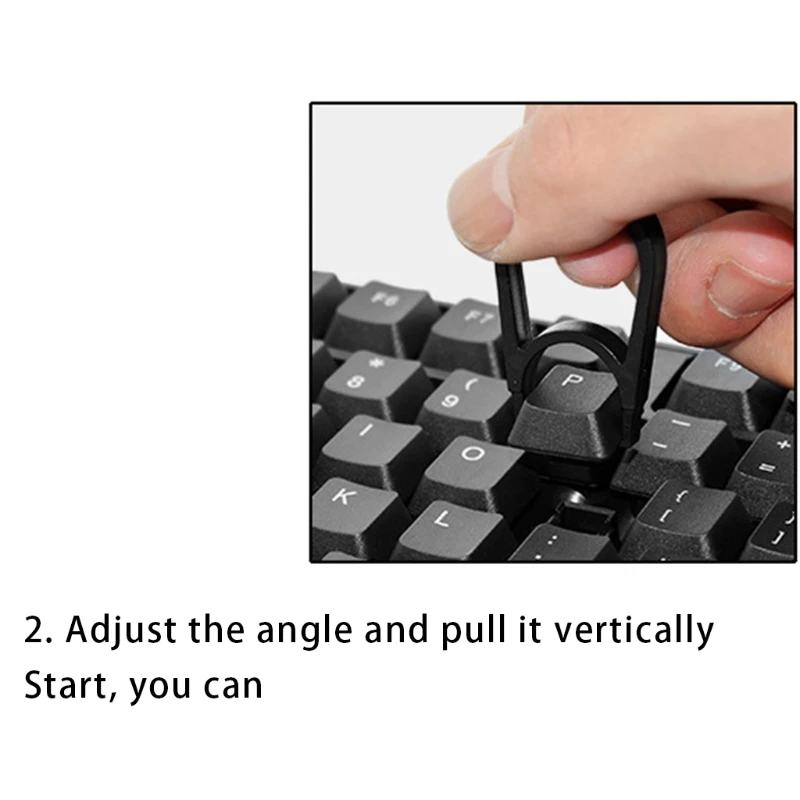 Инструмент за премахване на капачки за ключове Fine Craft за механична клавиатура Гребец капачки за ключове за заключване на клавиатурата Здрава рамка Инструменти направи си САМ . ' - ' . 1