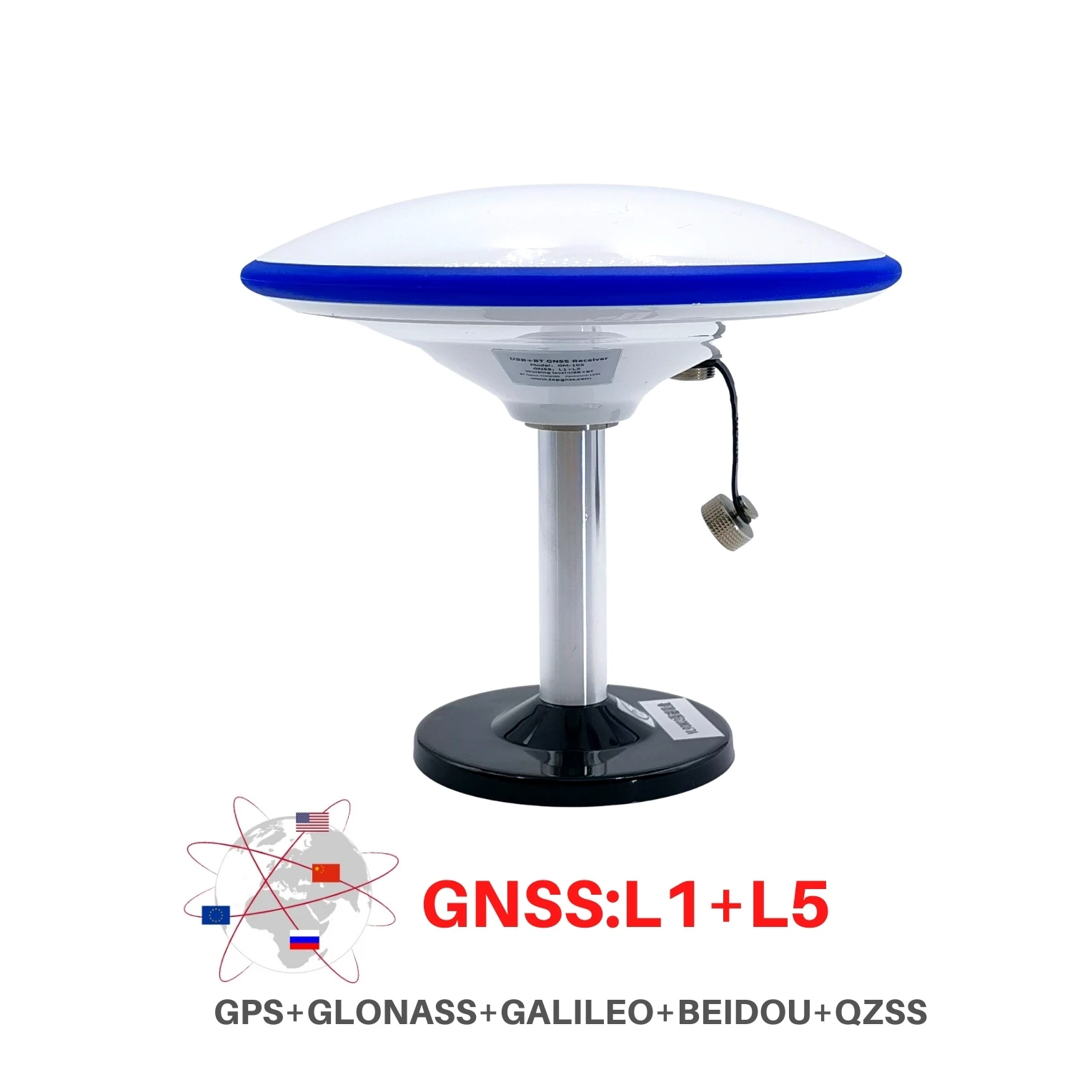 За ГНСС L1 и L5 GM-105BT Подкрепа на селското стопанство Android USB Bluetooth GPS ГНСС Приемник Антена Модул 5 В Скоростта на предаване на данни 115200 TOPGNSS . ' - ' . 1