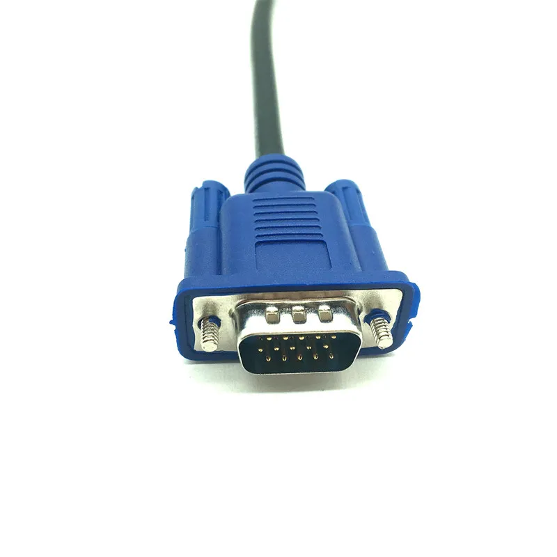 30 см 50 см кабел VGA за мъже и жени, оплетка екраниране, високо качество на HDTV, VGA, сигнал на дисплея на компютъра, телевизора, кратък удлинительный кабел M/F . ' - ' . 1