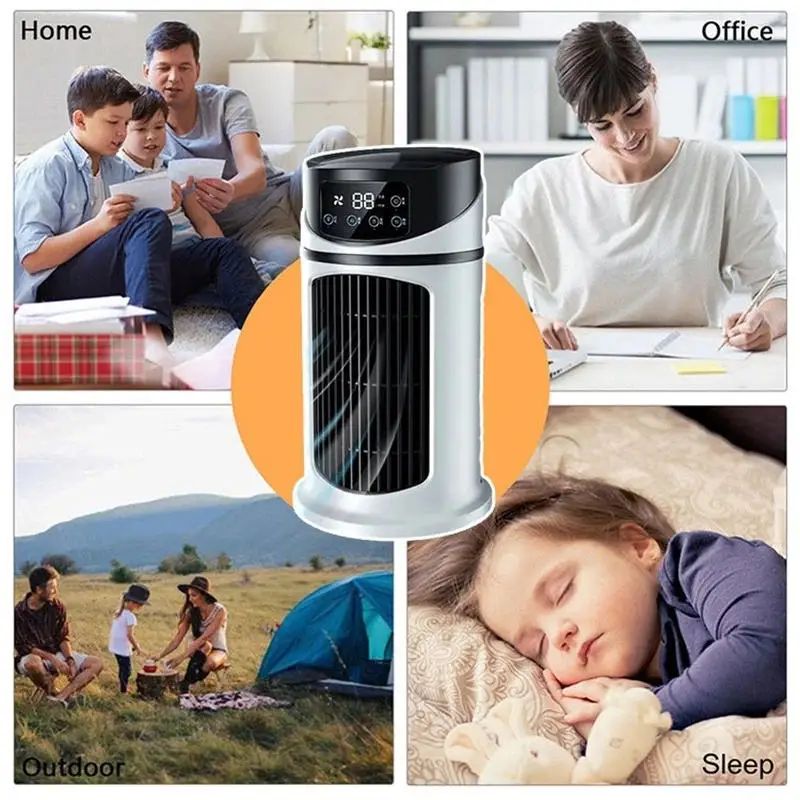 Xiaomi преносим климатик Вентилатора-охладител на въздуха Вентилатор, водно охлаждане Климатик-хладен въздух за офис на мобилен климатик . ' - ' . 2