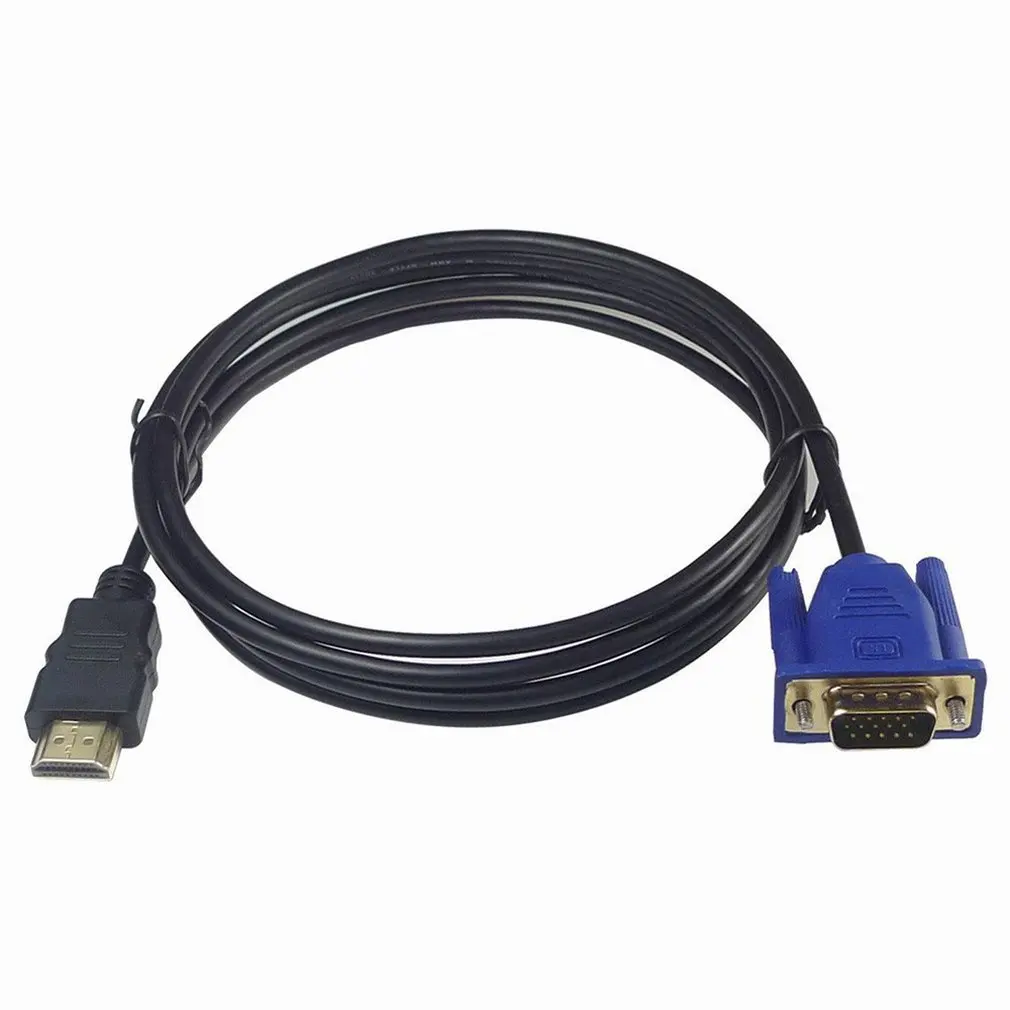 кабел конвертор 3 m, съвместим с HDMI, VGA HD, аудио кабел, USB съединители, видео адаптер, кабел за HDTV, КОМПЮТРИ, компютър, монитор за телевизор . ' - ' . 2