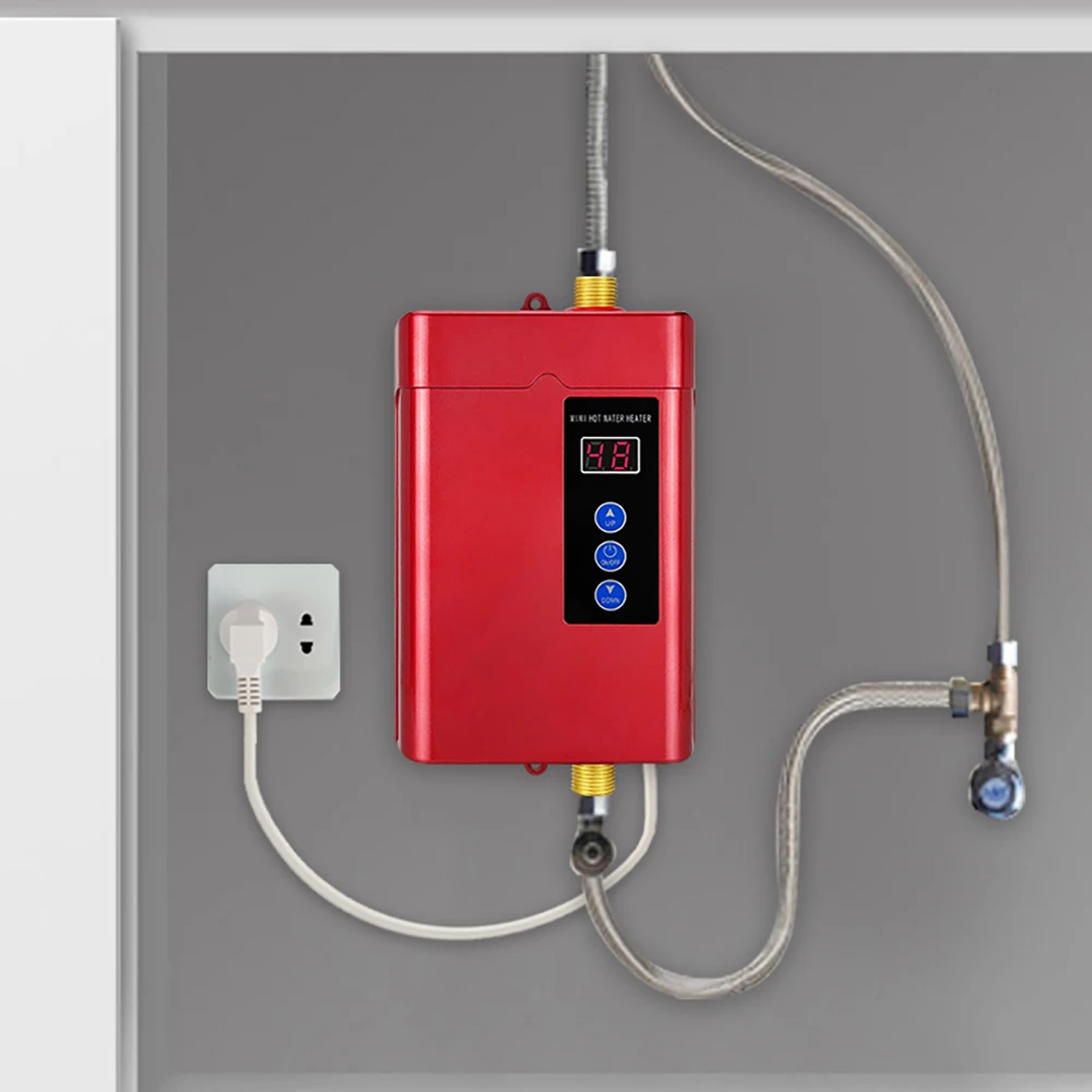 110/220v незабавен бойлер Кухненски електрически загряване на топла вода без резервоара интелигентно преобразуване на честотата Постоянна температура . ' - ' . 2