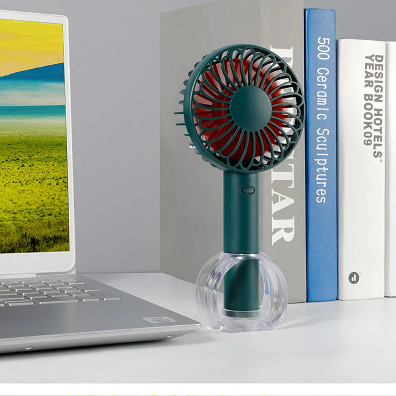 Мини преносим вентилатор ZK30, USB-акумулаторен вентилатор с ночником, уличен ръчни електрически малък вентилатор, въздушен охладител за стая, тенис на фен . ' - ' . 2