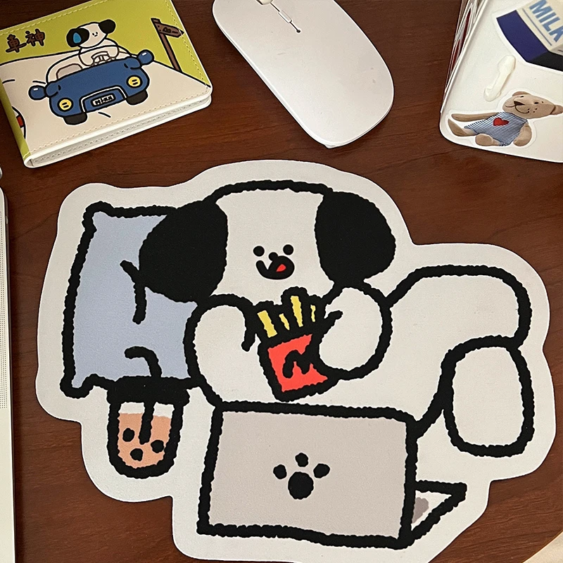 MiFuny, подложка за мишка със сладък анимационен куче, лаптоп, гумена подложка за маса, декоративна настолна аниме-клавиатура за момичета, подложка за мишка, игрови аксесоари . ' - ' . 2
