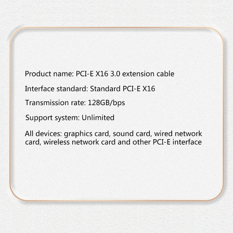 Вертикален полноскоростной графичен процесор с кабел удължител PCIE x16 за защита от смущения . ' - ' . 2