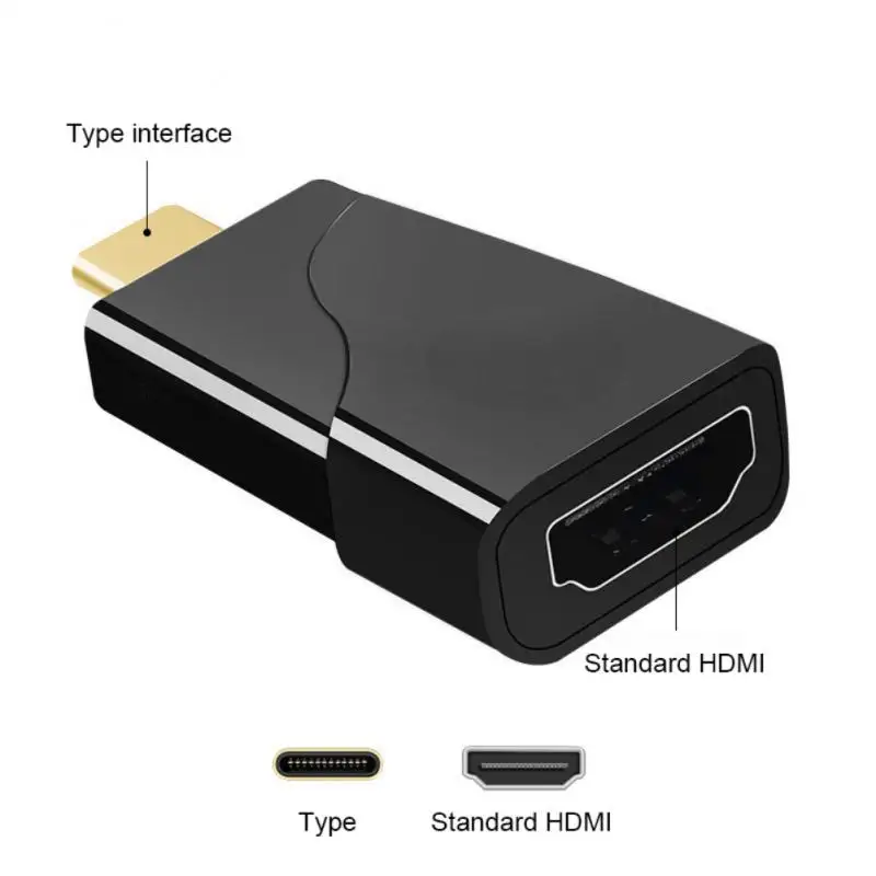 Компютърни аксесоари мултимедия порт Type-c-Hd Адаптер Type C-4k, HDMI-съвместим проектор, монитор, адаптер за Преносим 4k . ' - ' . 2