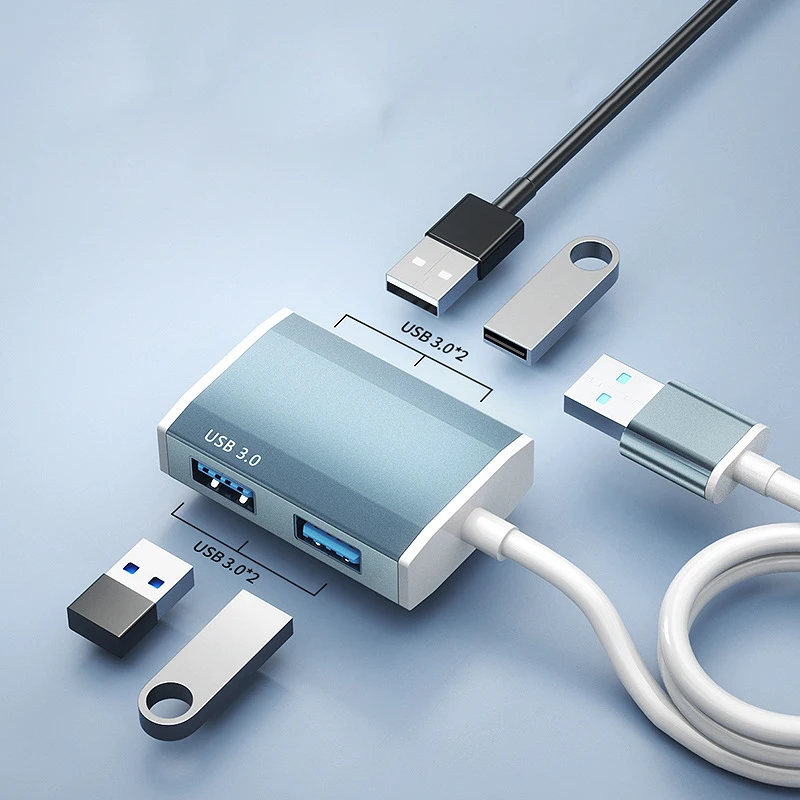 USB 3.0 хъб-удължителен кабел за високоскоростен 5В1 4-портов USB сплитер многопортовый за Lenovo Xiaomi Macbook Pro Аксесоари за преносими компютри . ' - ' . 2