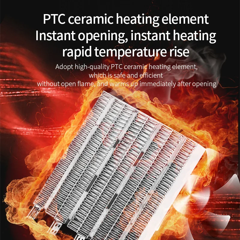 500W Electric Heater PTC Heating Portable Heater Фен Керамичен Нагревател Caloventor Eléctrico Air Warmer Machine Winter . ' - ' . 3