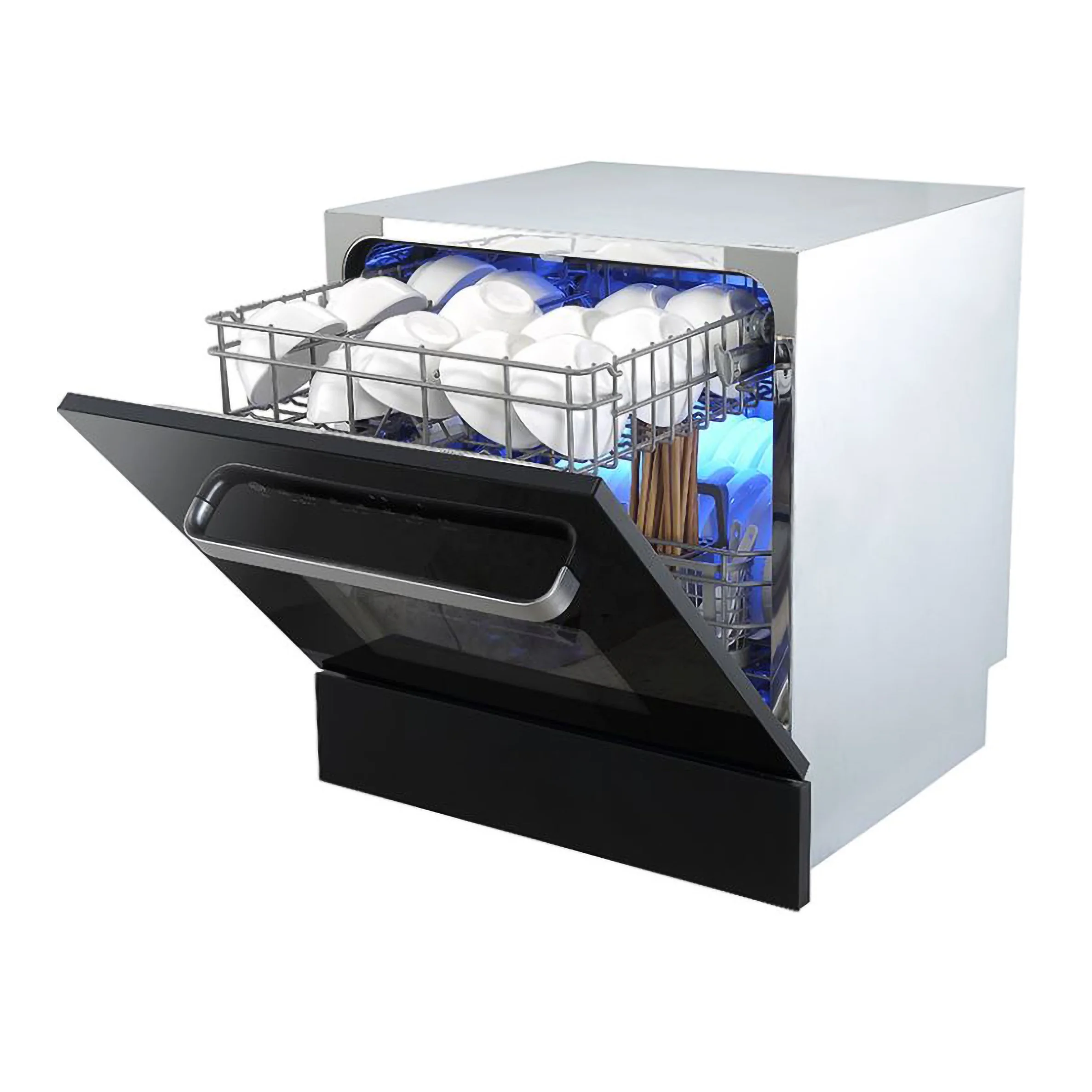 Най-новата съдомиялна машина за миене на съдове от неръждаема стомана, домашна търговски мивка съдомиялна машина . ' - ' . 3