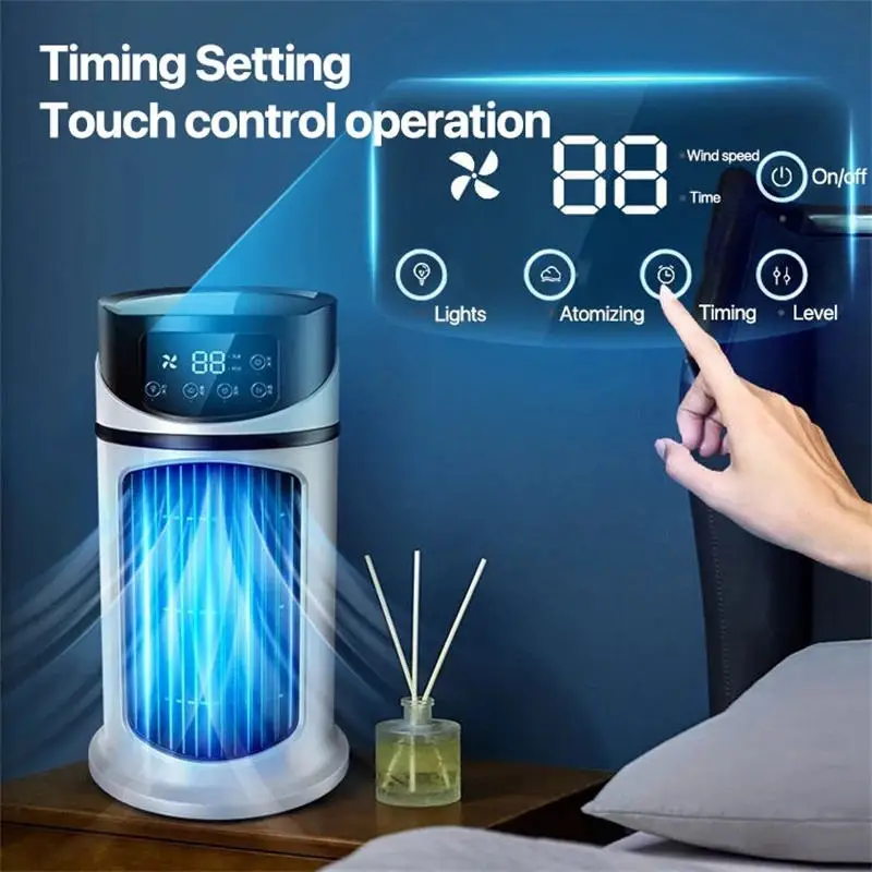 Xiaomi преносим климатик Вентилатора-охладител на въздуха Вентилатор, водно охлаждане Климатик-хладен въздух за офис на мобилен климатик . ' - ' . 3
