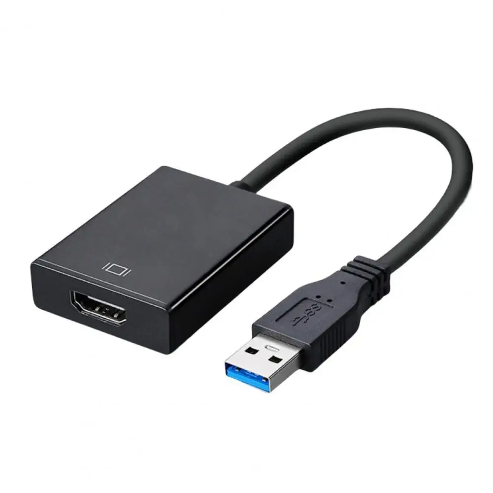 USB конвертор, конвертор видео със защита от окисляване, висока яснота на картината, видео адаптер, съвместим с USB 3.0 и HDMI, трансфер на данни . ' - ' . 3