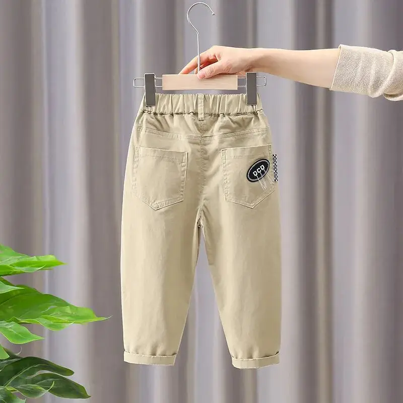 Детски панталони за момчета, пролетно-есенни детски нови ежедневни панталони на чужд стил, детски обикновен панталон, детски панталони . ' - ' . 3