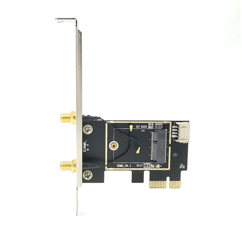 M. 2 NGFF Безжична карта на PCI адаптер с 2 антени NGFF M2 WiFi Bluetooth карта за AX210 AX200 9260 8265 7260 . ' - ' . 3