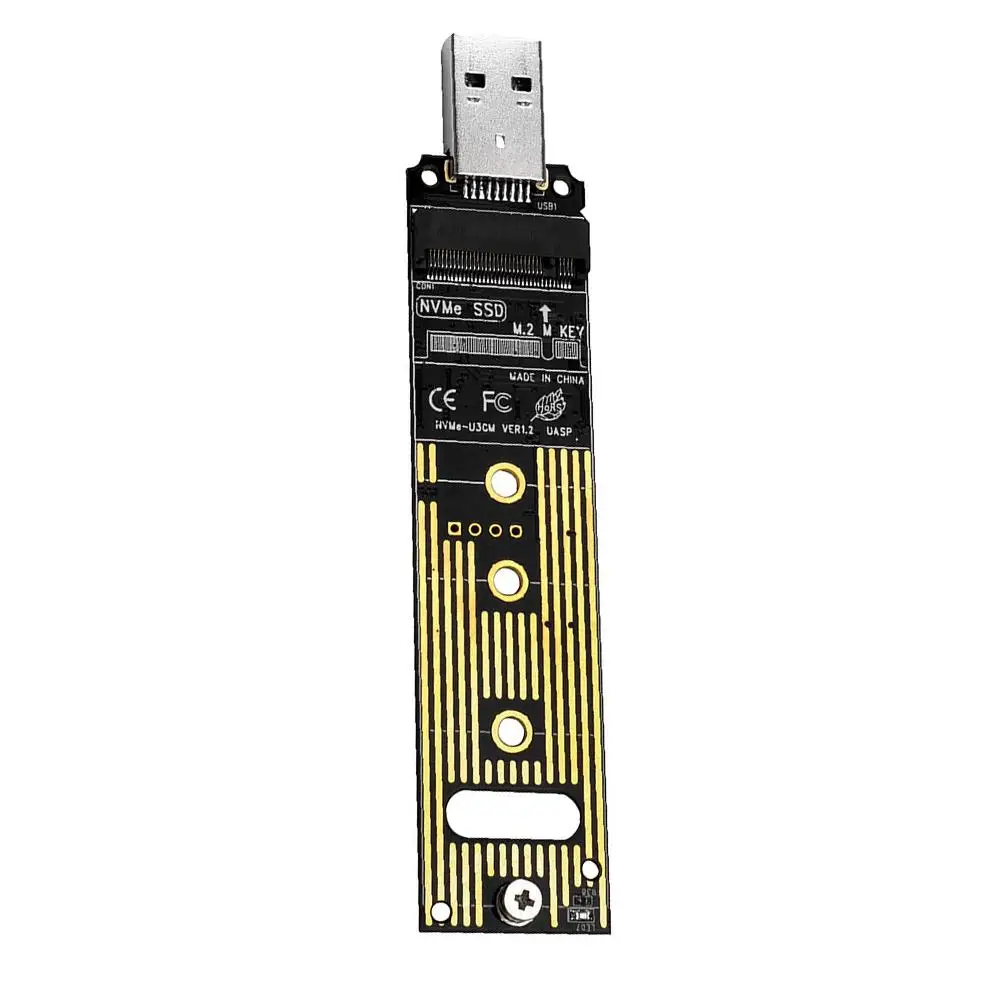 M. 2 SSD към USB 3.1 Адаптер NVME Преносима карта с гореща Замяна Висока производителност Вътрешен Конвертор PCI-E за 2242/2260/2280 . ' - ' . 3