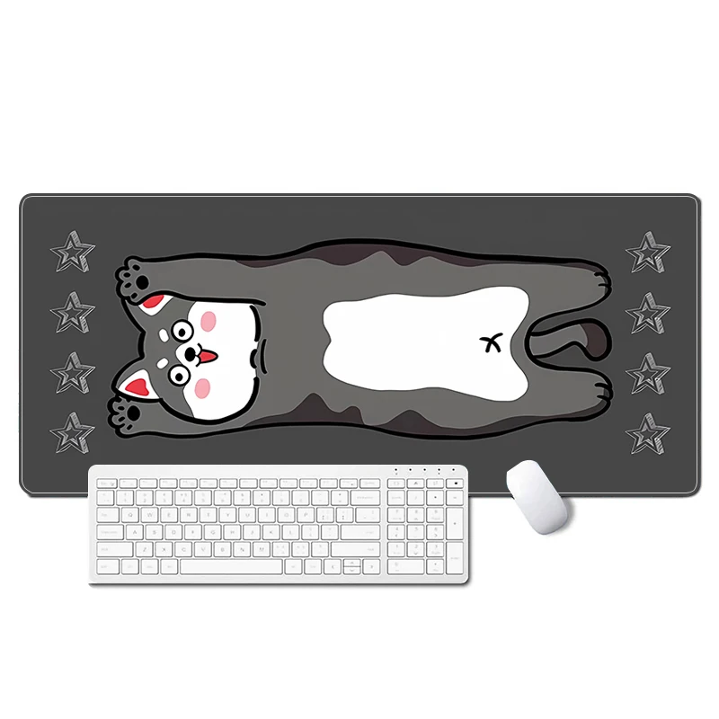Кавайный голяма подложка за мишка Аниме Сладък котка Компютърна маса тенис на мат Xxl Геймър Игрови Аксесоари Шкаф за КОМПЮТЪР, Клавиатура разширено подложка за мишка . ' - ' . 3