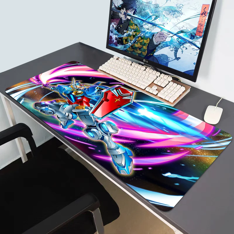 Подложка за мишка Gundam Аниме Игрови Аксесоари Килим PC Gamer Completo Компютърен Мат Varmilo Клавиатура Тенис на Мат Голям CS GO Подложка За Мишка . ' - ' . 3