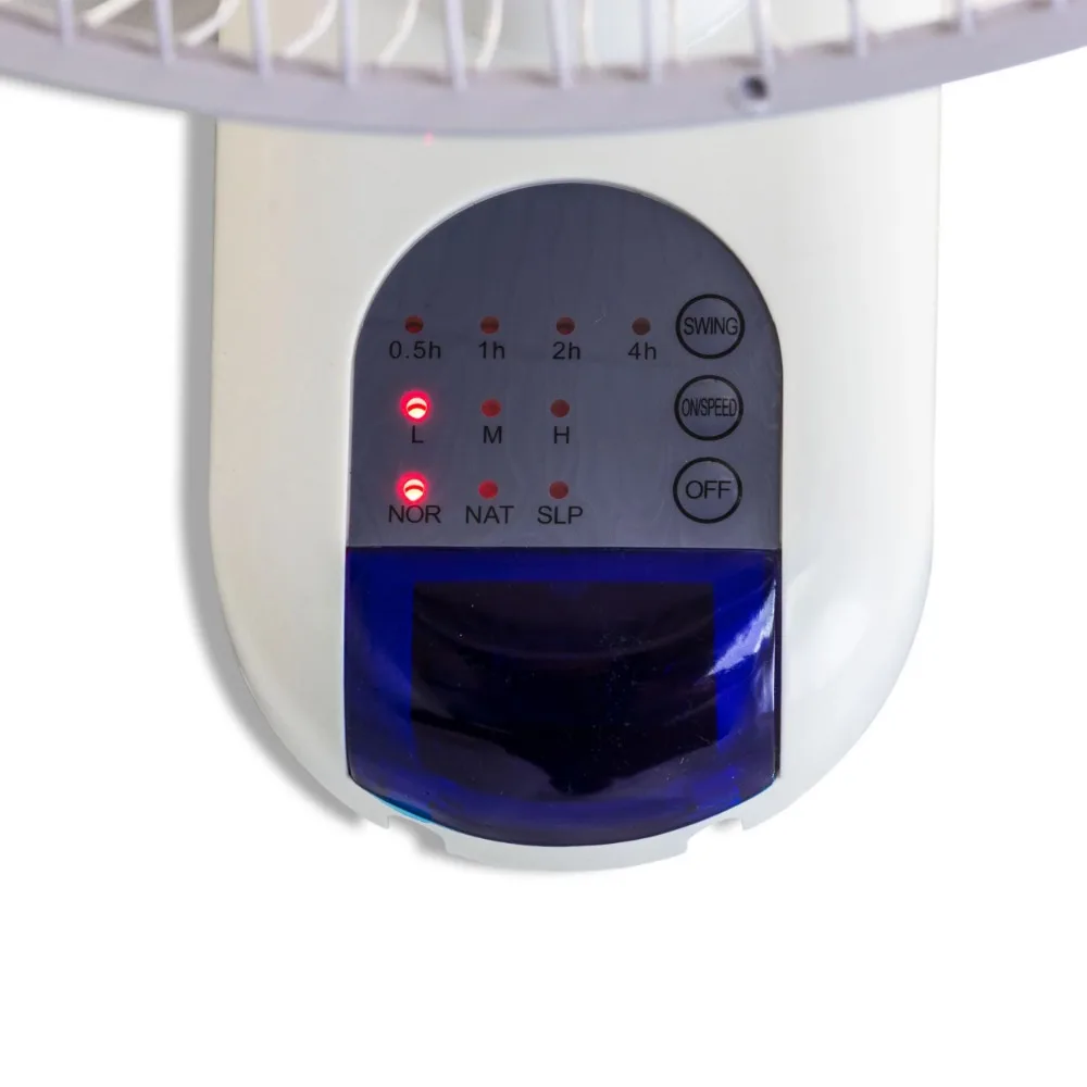 16-инчов пластмасов стенен вентилатор с дистанционно управление бял цвят, окачени електрически охлаждащи уреди за дома, безплатна доставка . ' - ' . 3