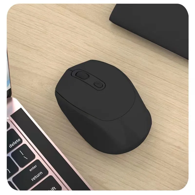 Акумулаторна безжична мишка Bluetooth, тъпо USB, ергономична детска мишката, за компютър, лаптоп Macbook . ' - ' . 3