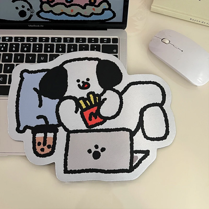MiFuny, подложка за мишка със сладък анимационен куче, лаптоп, гумена подложка за маса, декоративна настолна аниме-клавиатура за момичета, подложка за мишка, игрови аксесоари . ' - ' . 3