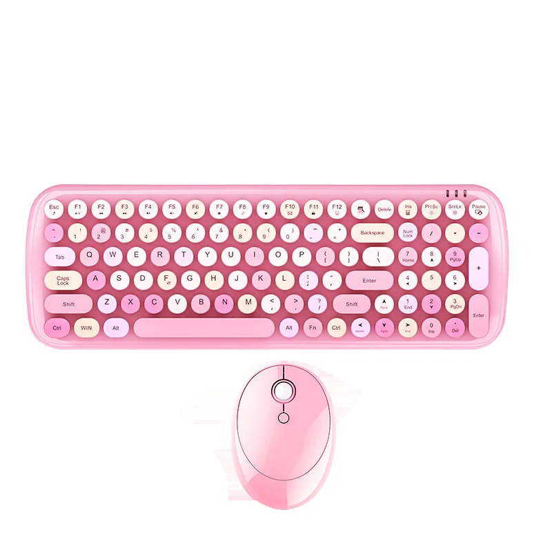 детска клавиатура и мишка комбинираната Безжични клавиатура и мишка Pink Girl Сърце . ' - ' . 3