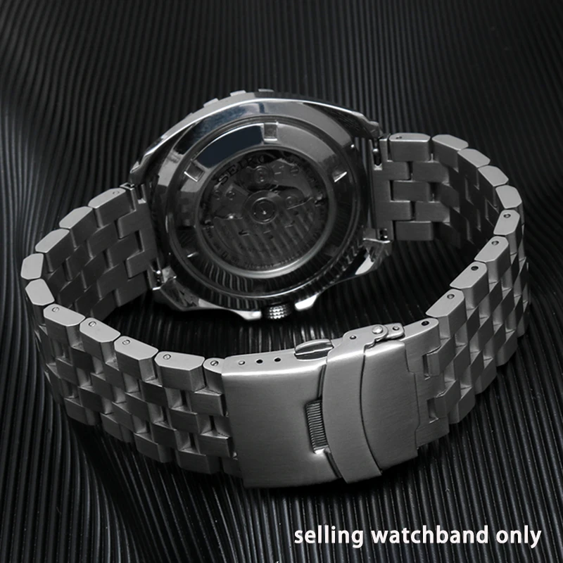 Метална каишка за часовник Seiko, метална верижка за часовник Jinggong 5 / water дух, мъжки каишка за часовник от рафинирани стомана, и аксесоари за часа и 20 мм и 22 мм . ' - ' . 3
