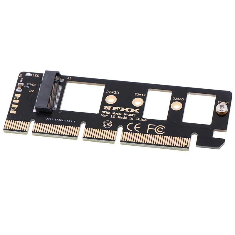 NGFF M Ключ M. 2 NVME AHCI SSD ДО PCI-E PCI Express 16x x4 Адаптер Странично Card Конвертор За XP941 SM951 PM951 A110 SSD . ' - ' . 3