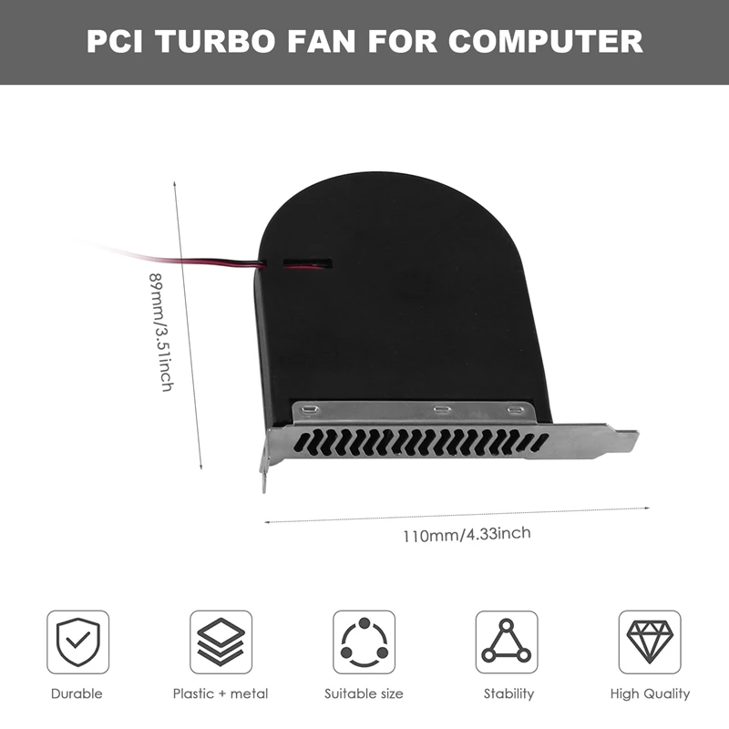 Мини-системен вентилатор с конектор PCI за процесора, охлаждащ вентилатор vdc, нови вентилатори за охлаждане PCI за компютър . ' - ' . 4