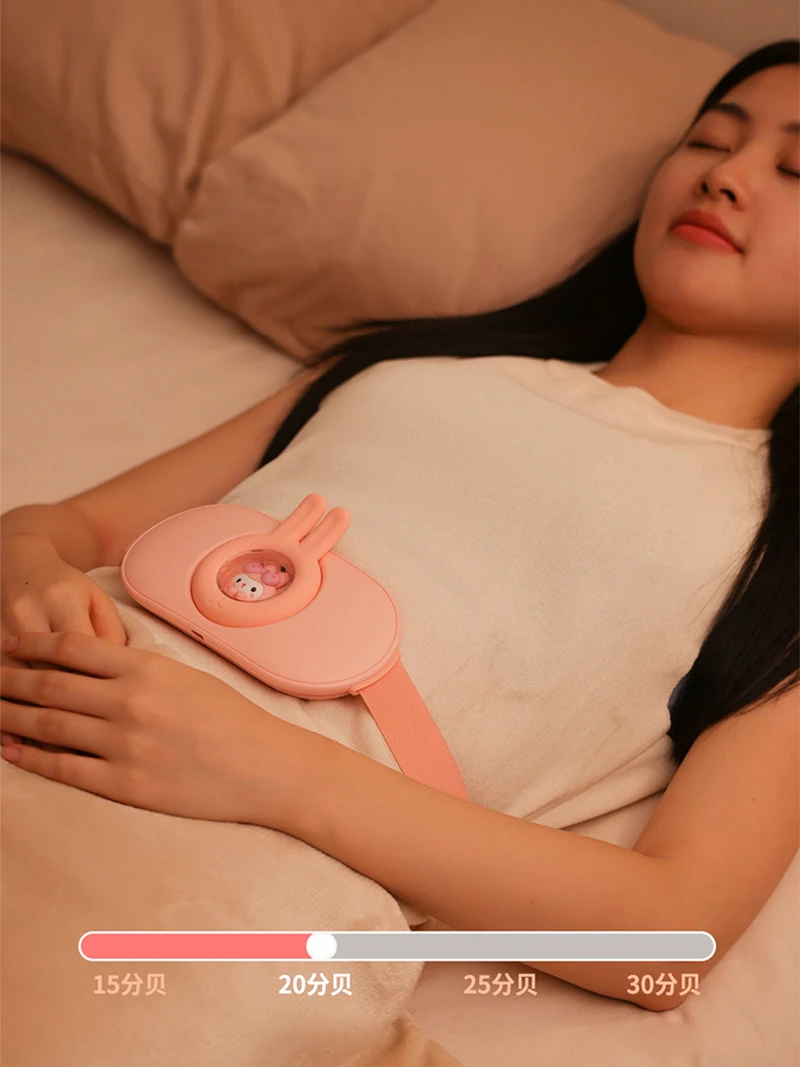 Електрически менструалния апарат за облекчаване на болката, една жена масаж на корема, топло дворец колан, нагревающий акупунктурните точки на матката, вибрационна машина . ' - ' . 4