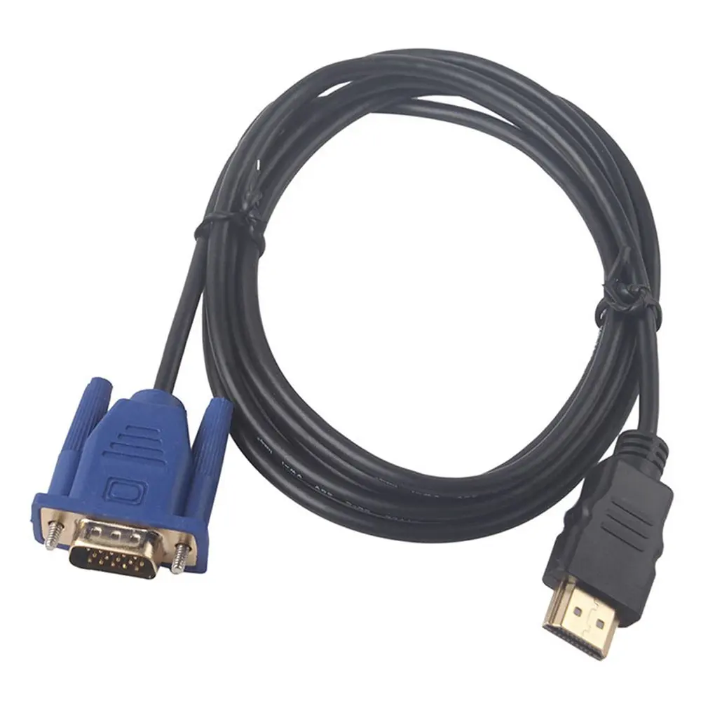 кабел конвертор 3 m, съвместим с HDMI, VGA HD, аудио кабел, USB съединители, видео адаптер, кабел за HDTV, КОМПЮТРИ, компютър, монитор за телевизор . ' - ' . 4